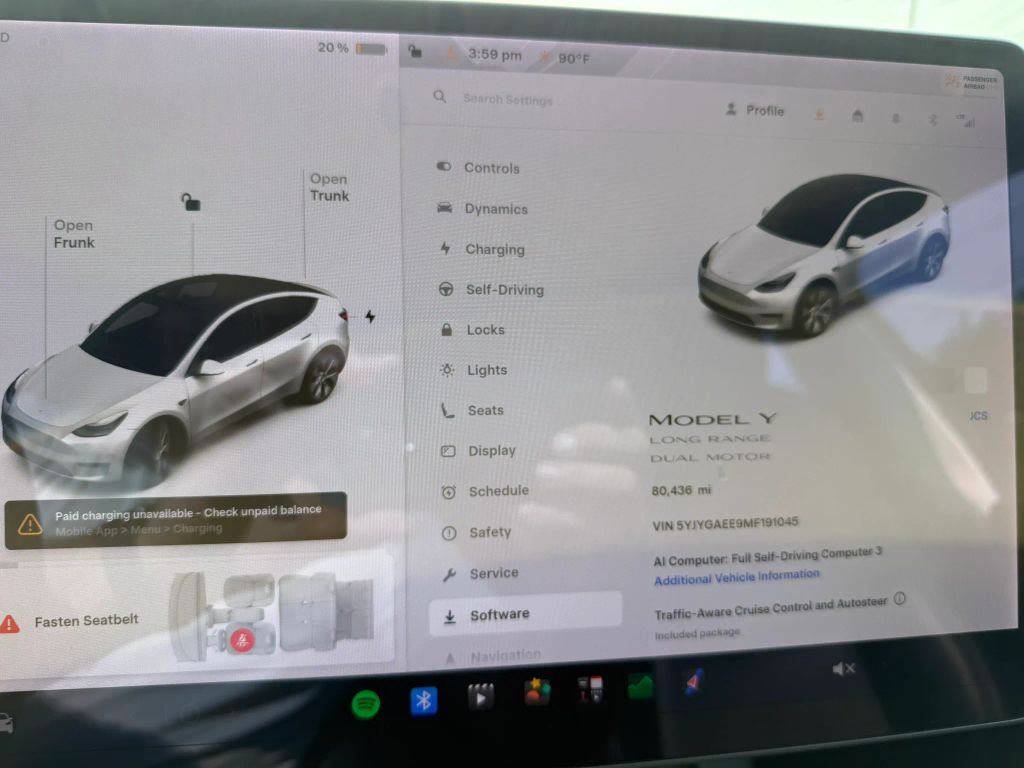 tesla model y 2021 5YJYGAEE9MF191045 image